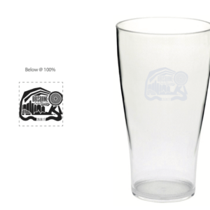 2017 BNE 13Magnus 425ml Conical Nucleated Beer Glass